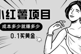 2024最新（11504期）小红薯暴力项目，0.1买黄金。操作简单，日入无上限，可无限扩大。便宜07月08日中创网VIP项目