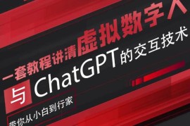 虚拟数字人与ChatGPT的交互技术，带你从小白到行家及抖音号运营