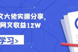 每日小说推文大佬实操分享，悟空网文收益12W10-03冒泡网