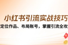 简单项目小红书引流实战技巧：定位作品、布局账号，掌握引流全攻略福缘网