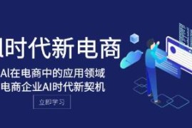 Al时代新电商Al在电商中的应用领域，电商企业AI时代新契机及抖音号运营