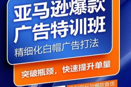 简单项目亚马逊爆款广告特训班，快速掌握亚马逊关键词库搭建方法，有效优化广告数据并提升旺季销量便宜07月29日冒泡网VIP项目