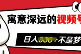 简单项目寓意深远的视频号祝福，粉丝增长无忧，带货效果事半功倍，日入多张【揭秘】12-06冒泡网