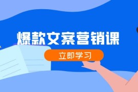 热门项目（12290期）爆款文案营销课：公域转私域，涨粉成交一网打尽，各行业人士必备08-24中创网