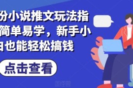 每日7月份小说推文玩法指南，简单易学，新手小白也能轻松搞钱便宜07月08日冒泡网VIP项目