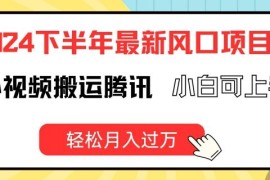 每天2024下半年最新风口项自，海外视频搬运腾讯，小白可上手，轻松月入过万【揭秘】便宜07月23日冒泡网VIP项目