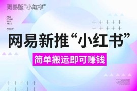 实战网易官方新推“小红书”，搬运即有收益，新手小白千万别错过(附详细教程)【揭秘】12-08冒泡网