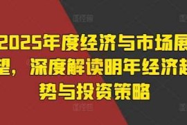 简单项目2025年度经济与市场展望，深度解读明年经济趋势与投资策略11-26冒泡网