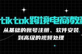 每天TK跨境电商实战课：产品定位到变现模式，高效剪辑与数据分析全攻略09-29福缘网