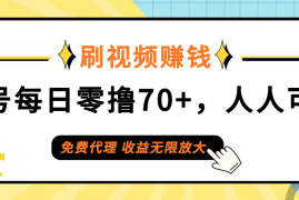 创业项目（12245期）日常刷视频日入70+，全民参与，零门槛代理，收益潜力无限！08-20中创网