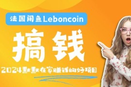 2024最新法国闲鱼Leboncoin跨境电商教程：环境邮箱电话解决产品上传及流量，悄悄赚钱【揭秘】08-14冒泡网