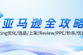 每天（12416期）亚马逊全攻略：Listing优化/选品/上架/Review/PPC/秒杀/优惠券/无水印课09-01中创网