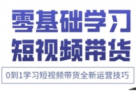 快手运营+高阶剪辑实战课，0到1学习短视频带货全新运营技巧