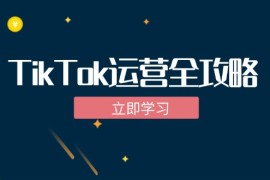 实战（12739期）TikTok实战运营全攻略：从下载软件到变现，抖音海外版实操教程09-26中创网