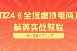 每日月入五位数干就完了适合小白的全域虚拟电商项目+交付手册便宜07月08日福缘网VIP项目