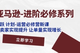 简单项目（11623期）亚马逊-进阶必修系列，龙跃计划-运营必修营新课，让卖家实现提升让单&#8230;便宜07月15日中创网VIP项目