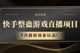 赚钱项目快手整蛊游戏直播项目，7月最新独家玩法【揭秘】便宜07月22日冒泡网VIP项目