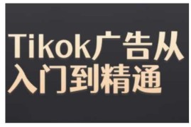 最新项目TiktokAds实操教程，Tiktok广告从入门到精通11-20冒泡网