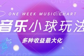 赚钱项目（13112期）43个作品涨粉42万,小球搭配音乐玩法，多种变现收益最大化中创网