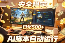 三角洲全自动挂G项目，AI脚本躺賺，日化500+，无需手动操作【揭秘】