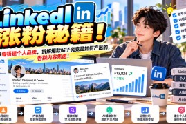 LinkedIn涨粉秘籍！从零搭建个人品牌，拆解爆款帖子究竟是如何产出的，告别内容焦虑！【原创双语字幕】