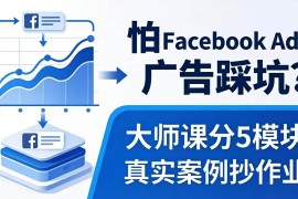 （18174期）怕 Facebook Ads 广告踩坑？大师课分 5 模块教你做广告、搞扩量，还带真实案例抄作业！