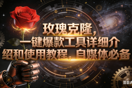 （16792期）玫瑰克隆工具，自媒体必备，一键爆款工具详细介绍和使用教程