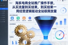淘系电商全站推广操作手册，从买流量到买结果一用经营逻辑驱动全站极限放量