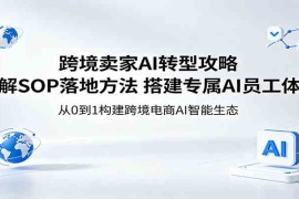 跨境卖家AI转型攻略：拆解SOP落地方法，搭建专属AI员工体系