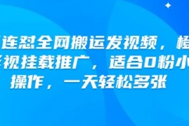 实战快手连怼全网搬运发视频，橙星推影视挂载推广，适合0粉小白操作，一天轻松多张02-24冒泡网