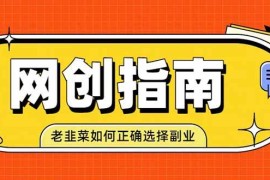 （19734期）老韭菜必看的网创指南！了解项目类型，才能找到好的项目，才能拿到想要的结果