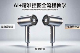 （18331期）AI+精准控图全流程教学 豆包关键词+PS色块分区+即梦合成搞定电商高级摄影图