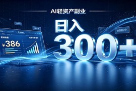 2026 AI轻资产风口，Token中转站小白可入局，日入300+