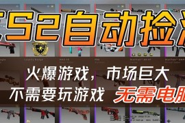 CS2游戏平台云挂机自动运行批量捡漏，小白轻松入门，包教包会，手机即可完成