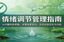 情绪调节管理指南：从睾酮到皮质醇，读懂激素密码，告别自我否定与内耗