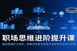 职场思维进阶提升：跳出机械打工状态，拆解企业模式汲取正反经验实现自我增值