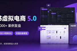 小红书虚拟电商5.0，单店单日1000+，AI软件+SEO收录，双重流量稳定出单【揭秘】