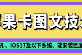 简单项目抖音苹果手机卡图文手动搬运技术01-17冒泡网