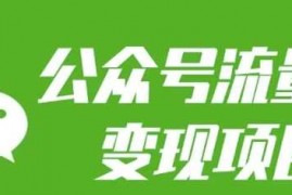 每日公众号流量主变现项目：每天2小时，普通人每月多挣三五千12-29冒泡网