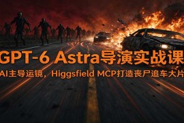 GPT-6 Astra导演实战课：AI主导运镜，Higgsfield MCP打造丧尸追车大片
