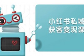 最新项目小红书私域获客变现：账号设置/内容创作/规则解读/投放策略/获客技巧等01-17福缘网