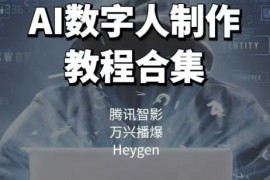 每日AI数字人制作教程合集，腾讯智影万兴播爆Heygen三大平台教学02-17冒泡网