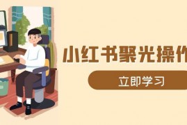 实战小红书聚光操作详解，涵盖素材、开户、定位、计划搭建等全流程实操12-25福缘网