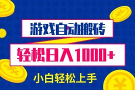 2024最新（13934期）游戏自动搬砖，轻松日入1000+小白轻松上手01-07中创网