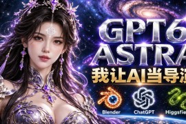 让GPT-6 Astra当导演！Higgsfield和Blender实战打造30秒玄幻精准运镜短片！