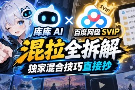 库库AI×百度网盘SVIP混拉全拆解，独家混合技巧直接抄