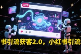 小红书引流获客2.0，小红书引流教程