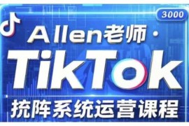 2025最新TikTok投流矩阵系统运营课程，全面覆盖TikTok投流的核心技巧与运营策略（更新2025）02-24冒泡网